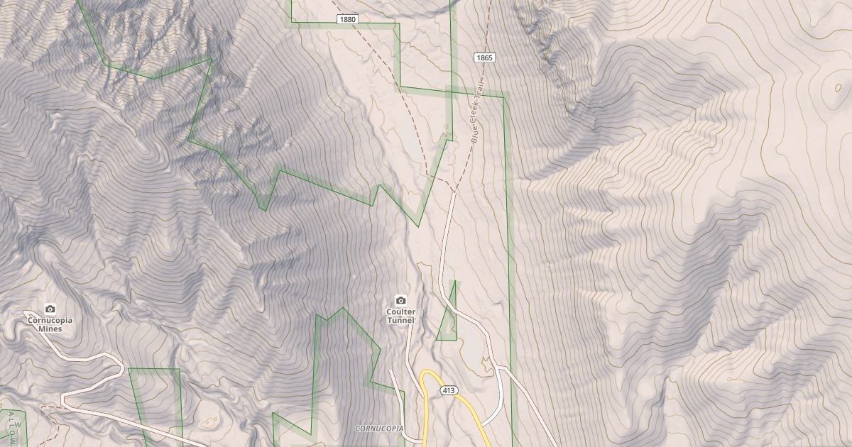 Map preview of USFS National Forest System Roads {A5617001-E5D8-4C7A-8B11-B306CE8442A1}