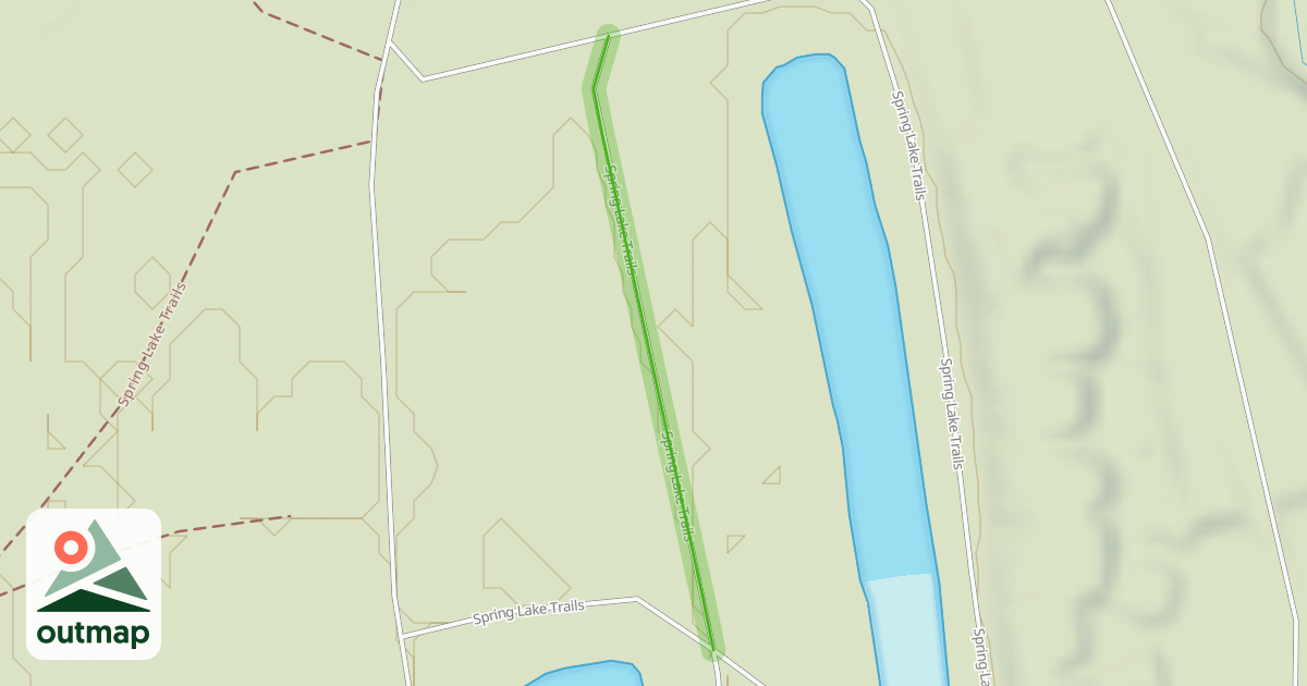 Map of Spring Lake Trails