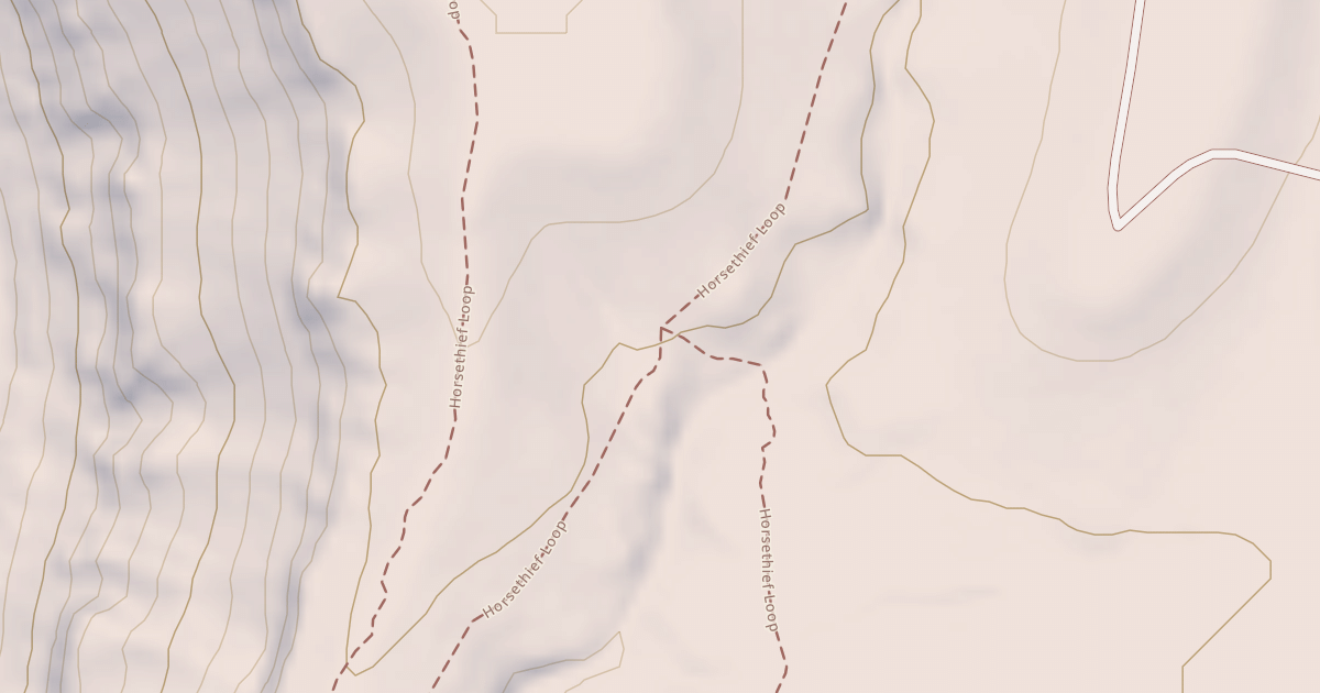 Map preview of Horse Theif Mesa Trail