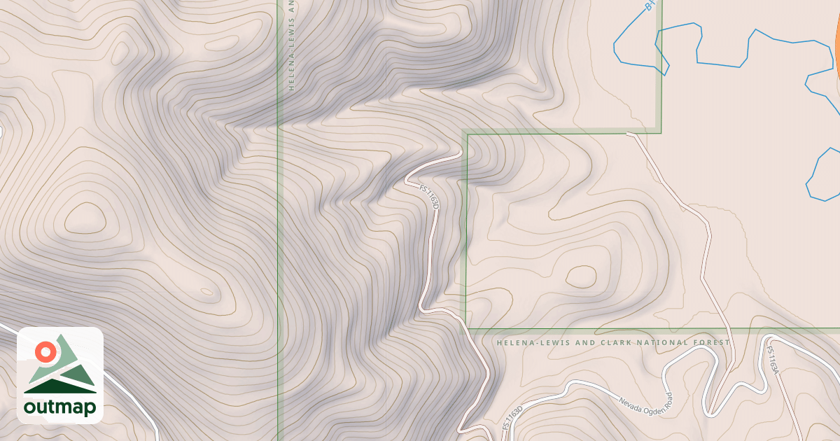 Map of TRAPPER MOUNTAIN #5