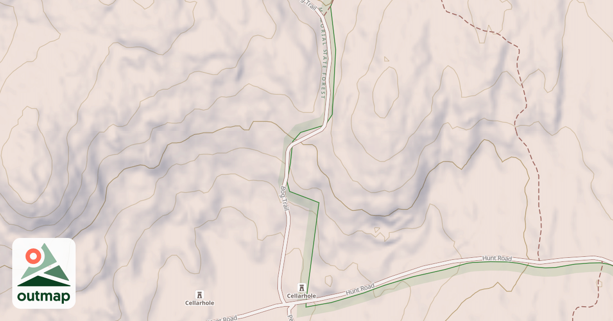 Map of Bog Trail