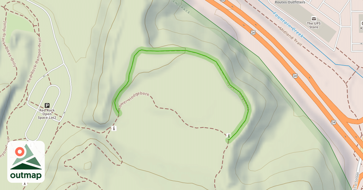 Map of Upper Hodgeback