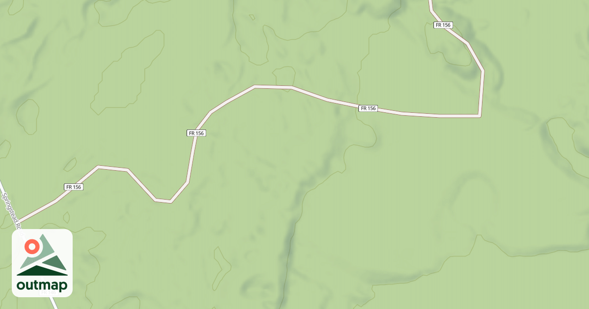 Map of FR 156
