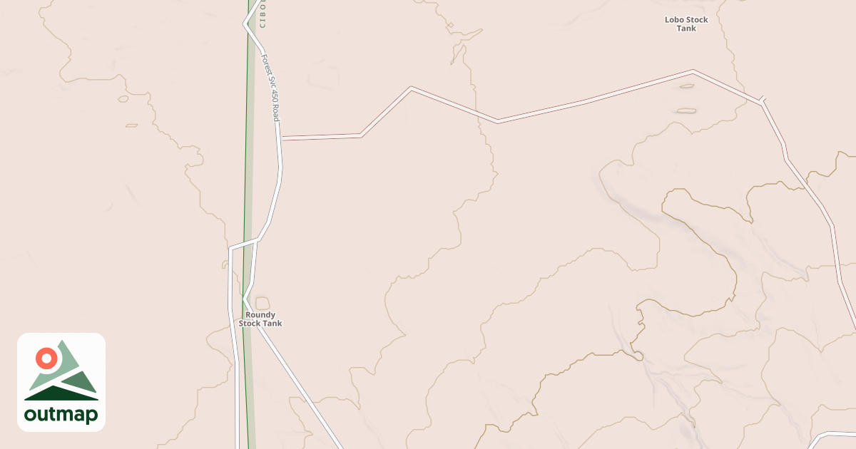 Map of LOBO CREEK