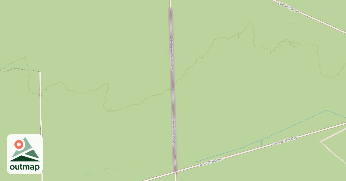 Map of Chaussée Brunehaut