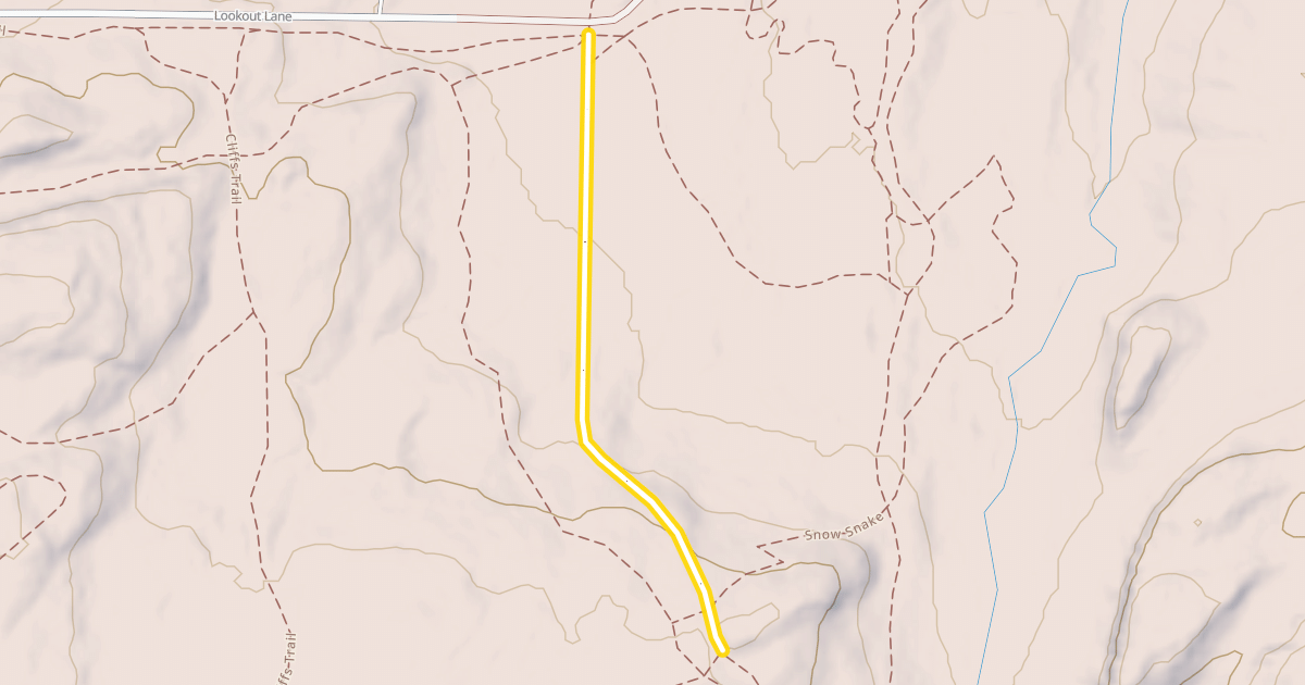 Map preview of Powderhorn Trail