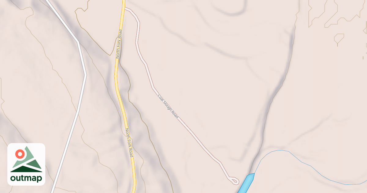 Map of COAL SLOUGH