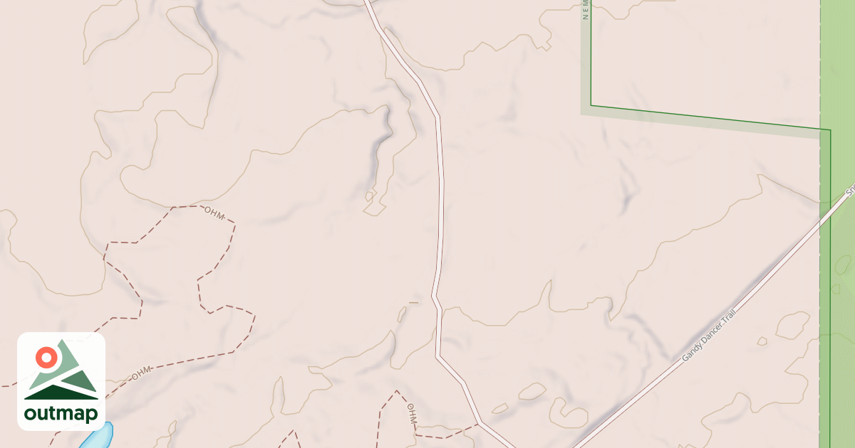 Map of Straight Arrows Trail