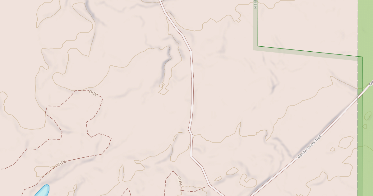Map preview of Straight Arrows Trail