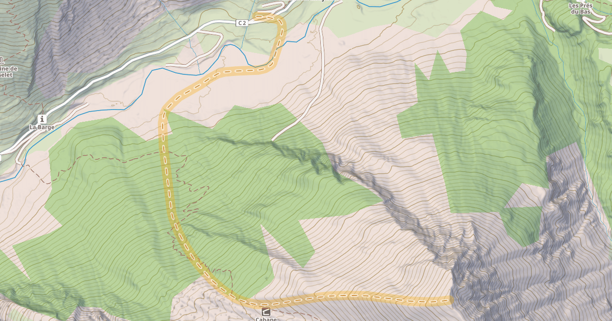 Map preview of Tête de Miéjour — Maljasset