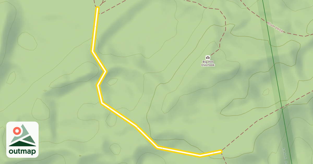 Map of Blue Loop