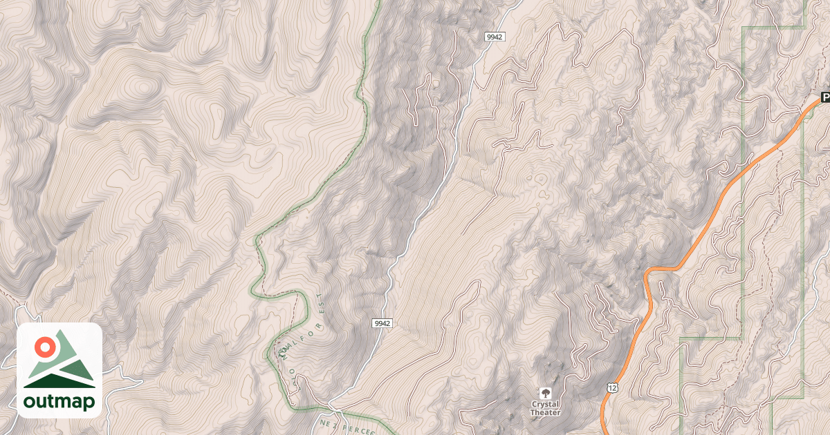 Map of Granite Creek Snowmobile Tr#5