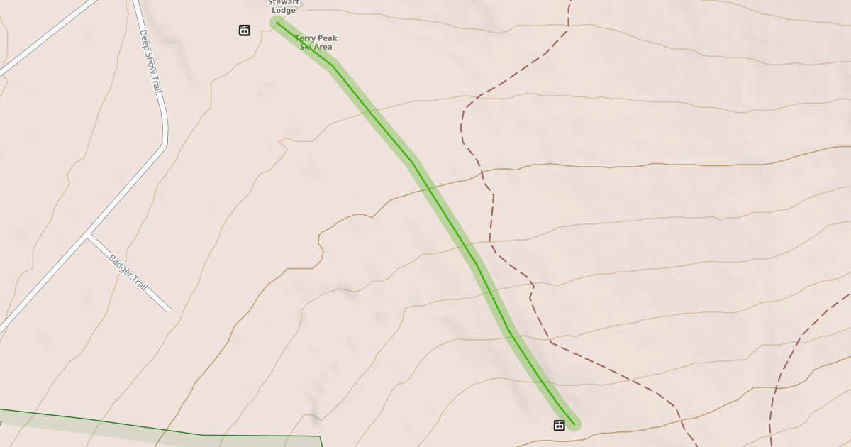 Map preview of Stewart Slope