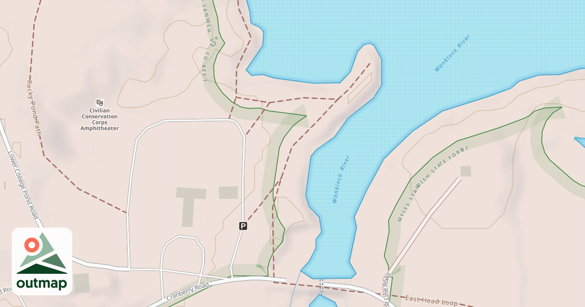 Map of Easthead Reservoir Trail