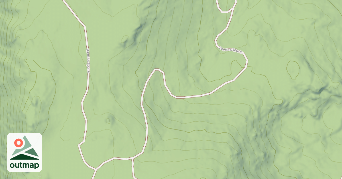 Map of HAWKINS SPUR D