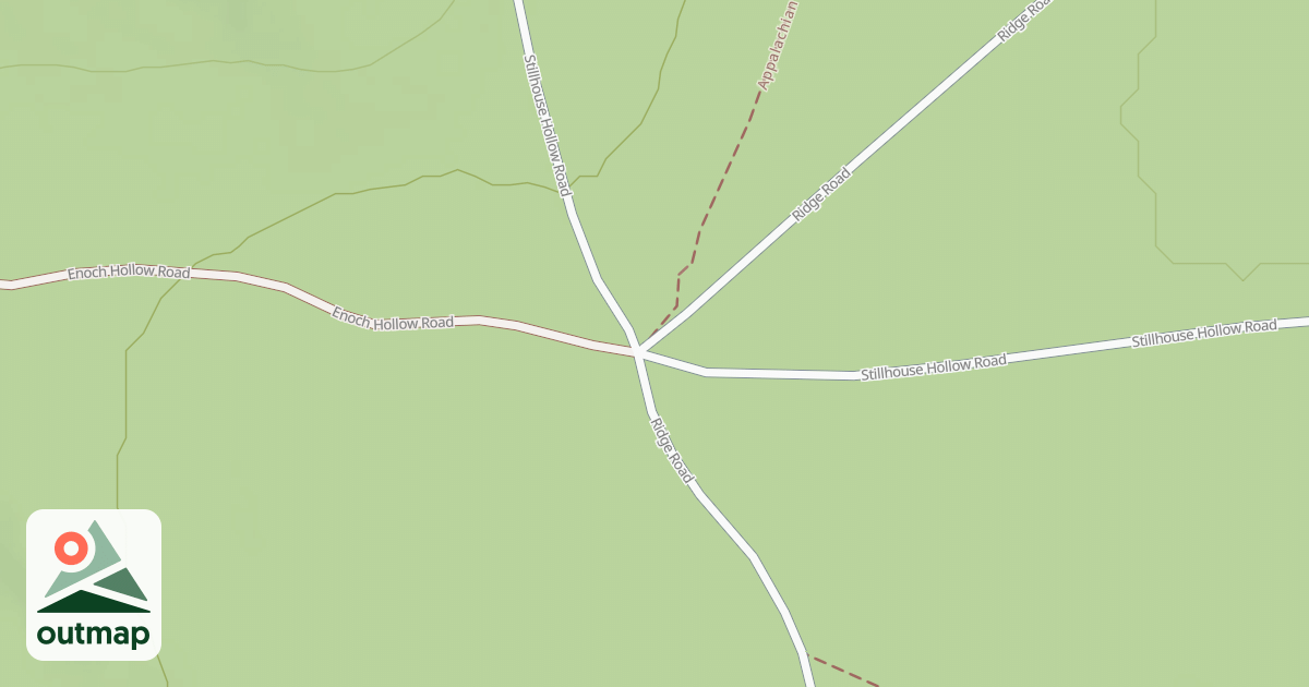 Map of Michaux State Forest – Snowmobile Trail System (Northern)