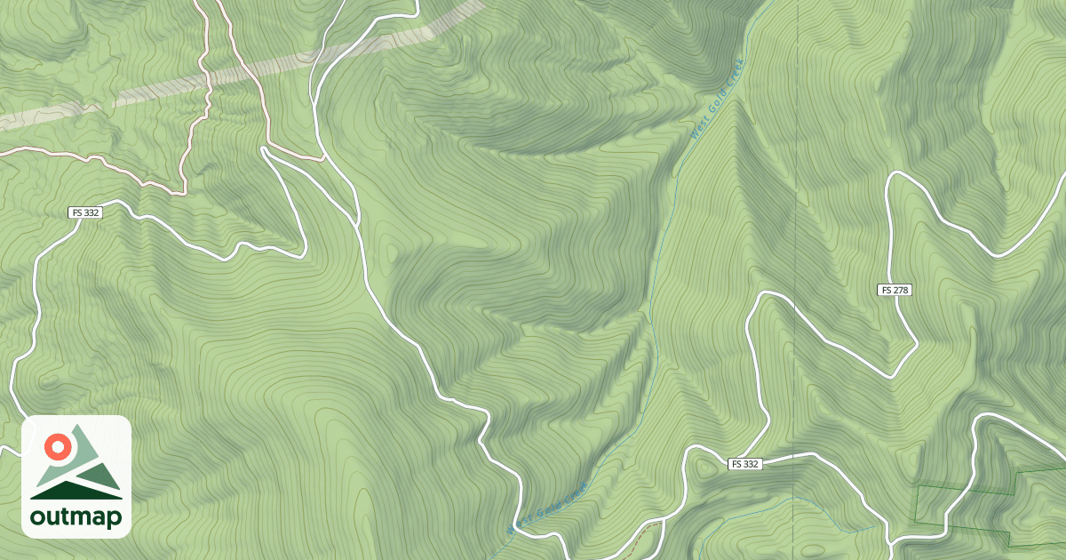 Map of West Gold A Ohv