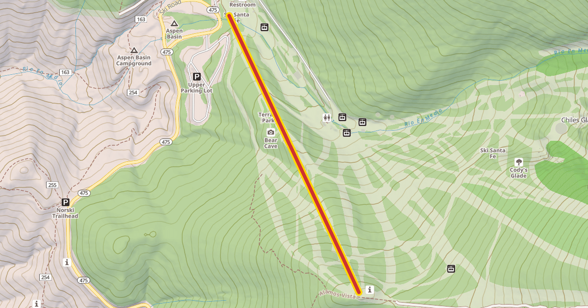 Map preview of Santa Fe Express