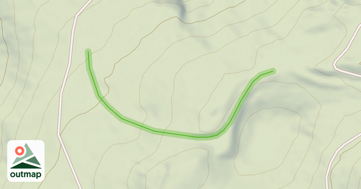 Map of Bleue du Lac