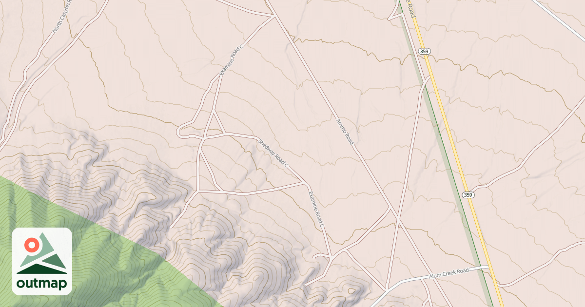 Map of EXAMINE ROAD C