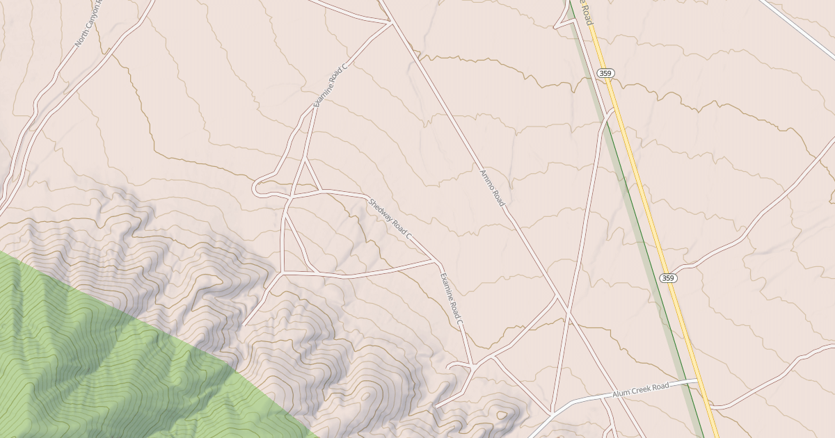 Map preview of EXAMINE ROAD C
