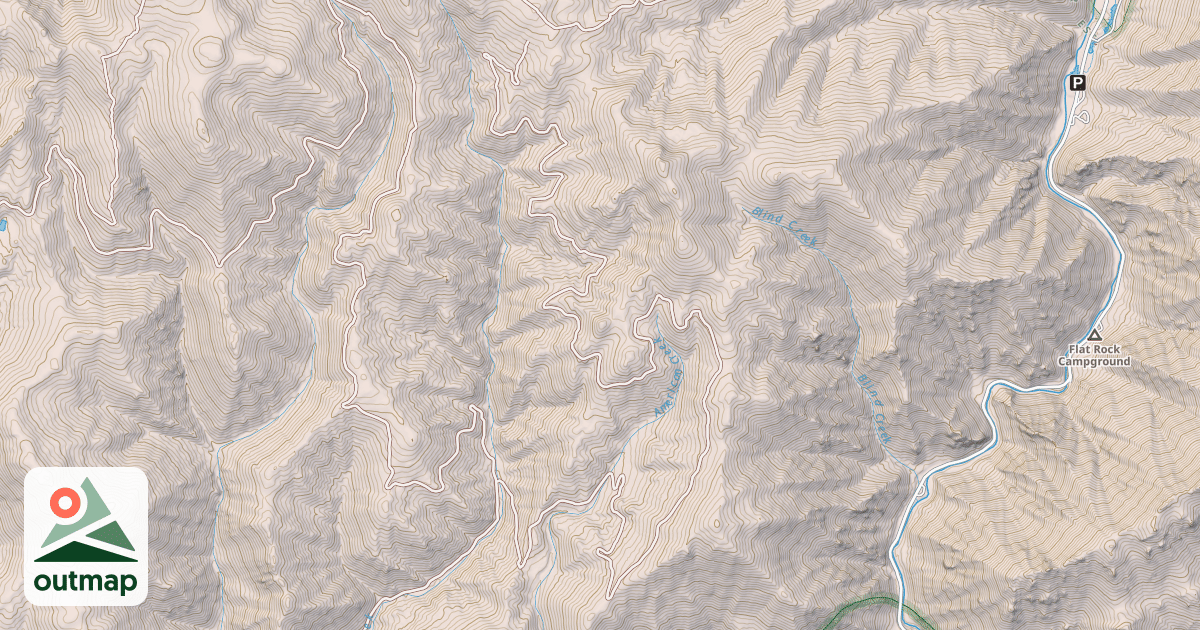 Map of AMERICAN CR.