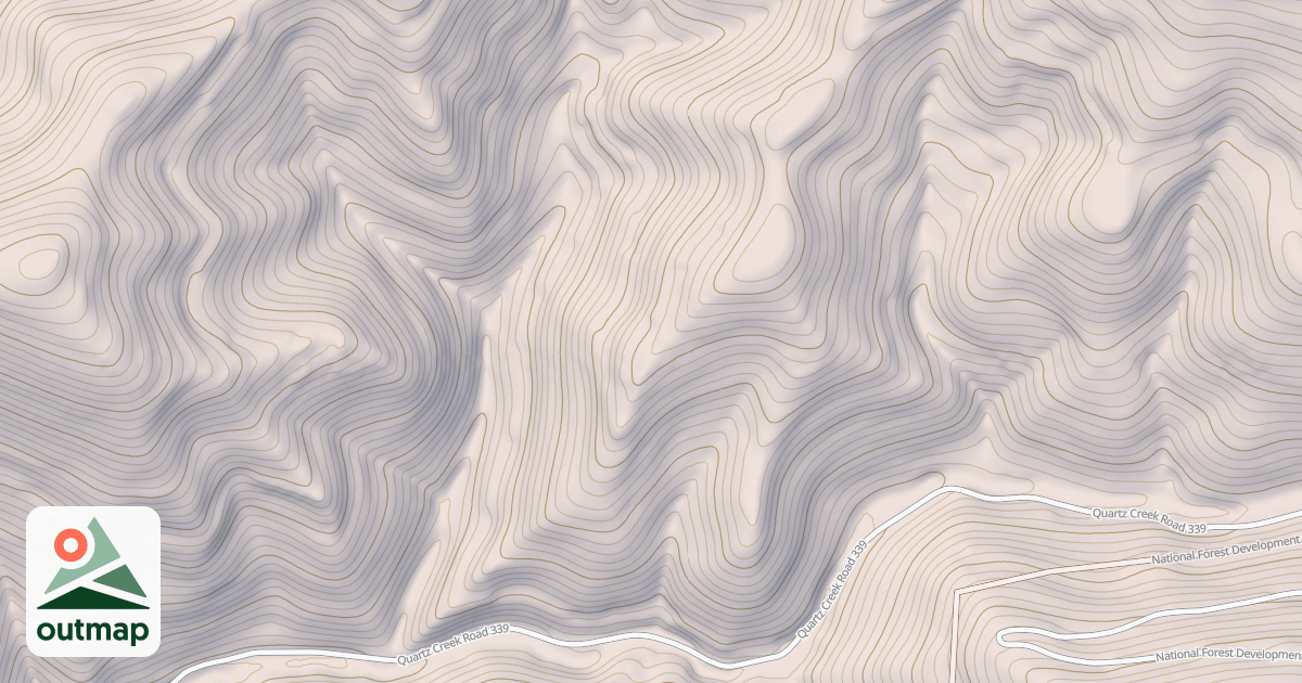 Map of Grey Gulch Ohv