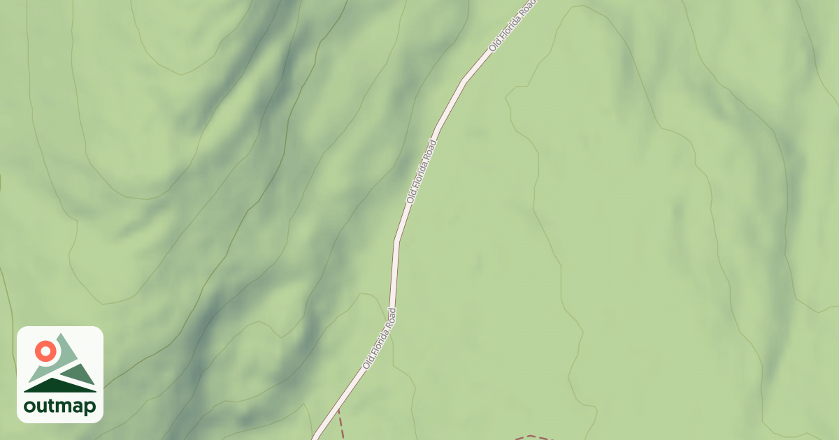 Map of Old Florida Road