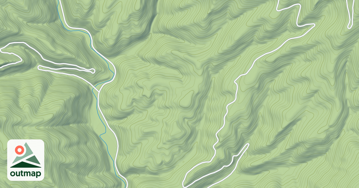 Map of EIGHTY DAY CREEK
