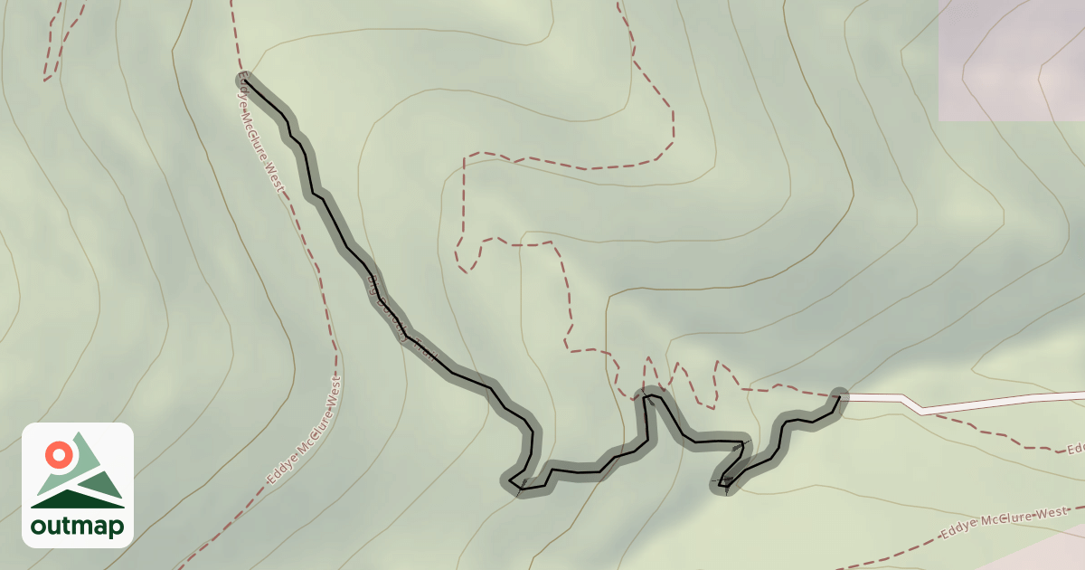 Map of Big Dorothy Trail