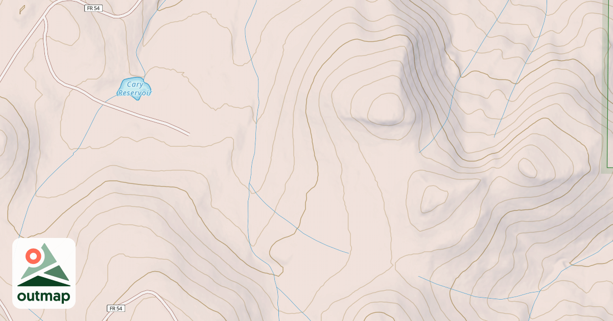 Map of CARY SPRING SPUR