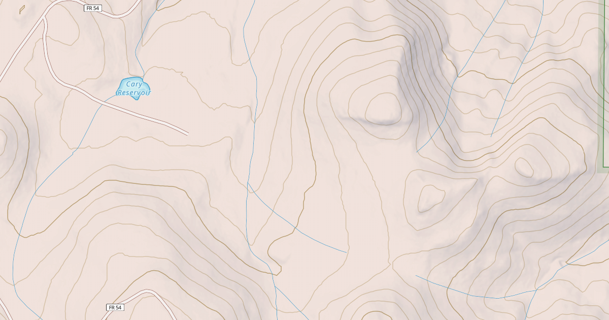 Map preview of CARY SPRING SPUR
