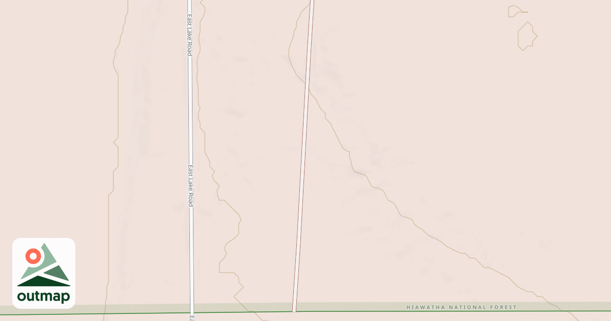 Map of EAST LAKE SPUR J