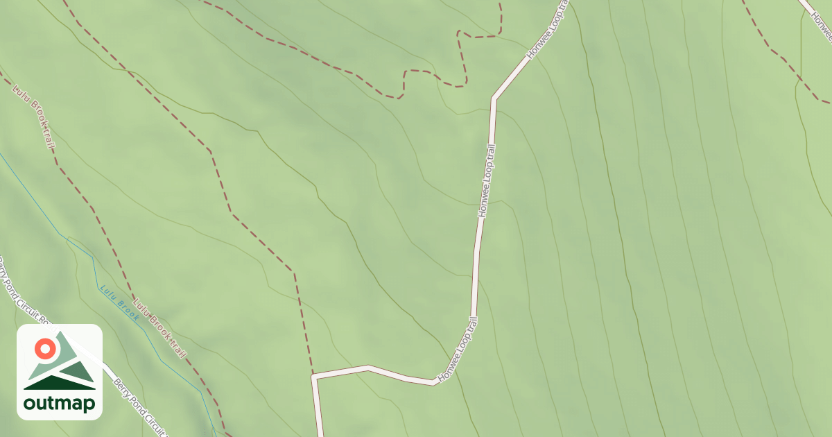 Map of Honwee Loop Trail