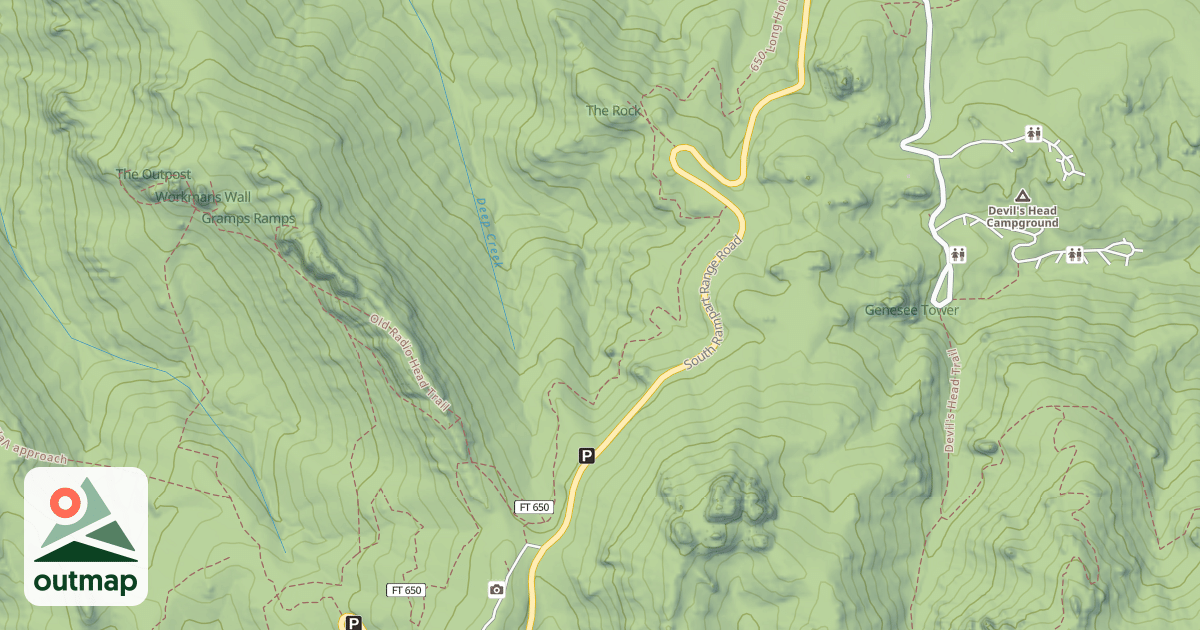 Map of Long Hollow