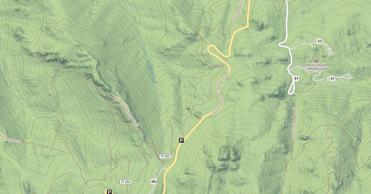 Map preview of Long Hollow