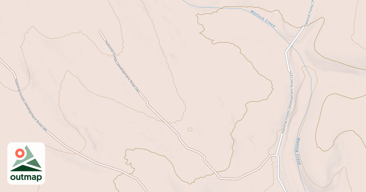 Map of USFS Motor Vehicle Use Map Roads {6B613DD6-6431-4330-A3C6-73F9DAF42861}