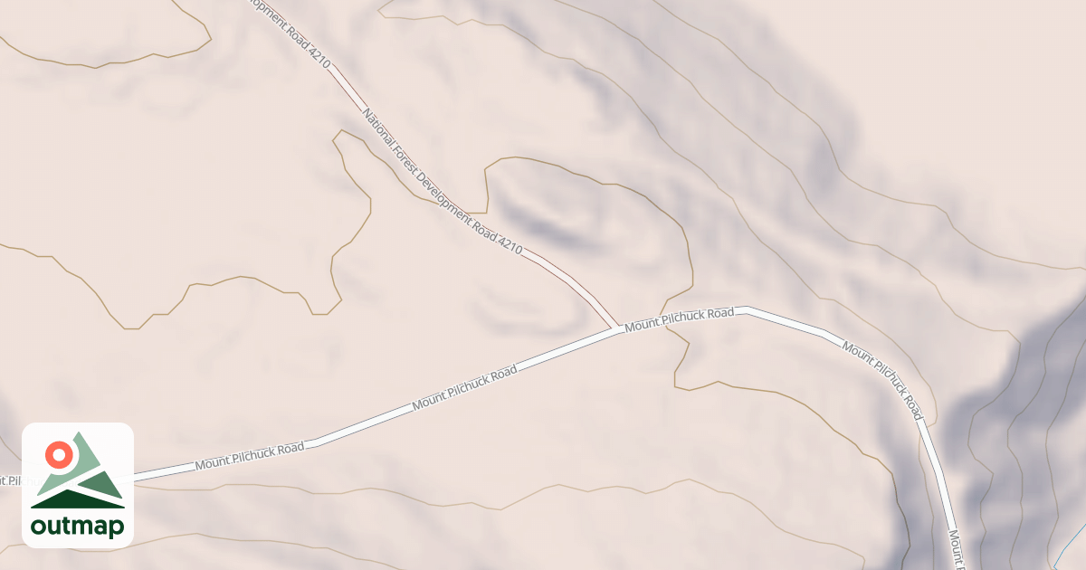 Map of LOWER PILCHUCK