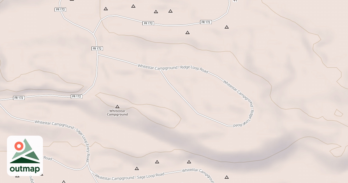 Map of WHITESTAR CG-RIDGE LOOP
