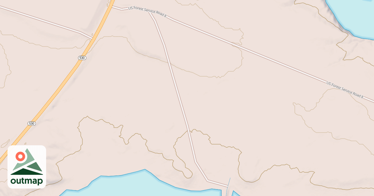 Map of SOUTH WEST BUCKBOARD