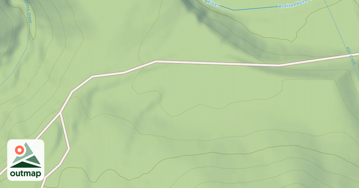 Map of LEONE CREEK ROAD
