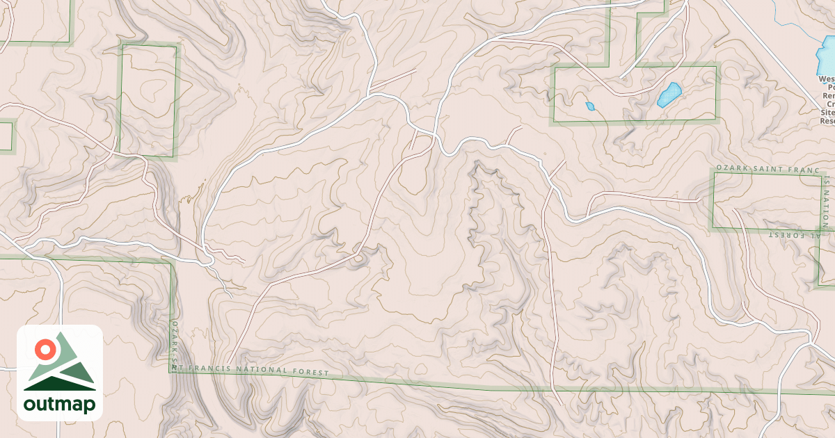Map of ROCK CREEK
