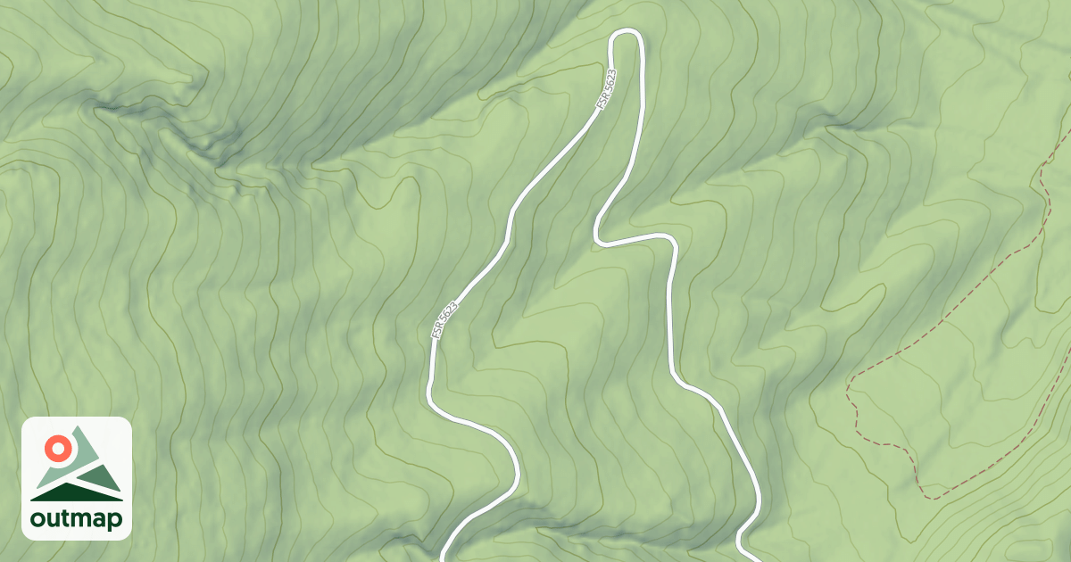 Map of (FDR) SOUTH LICK CREEK