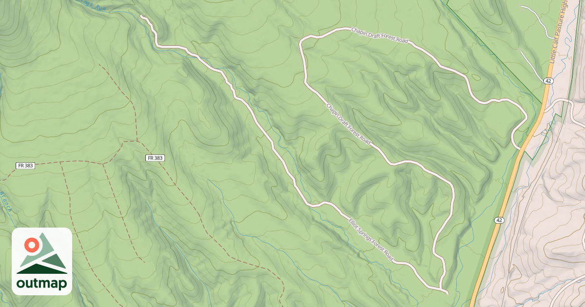 Map of ELLIOTT SPRINGS