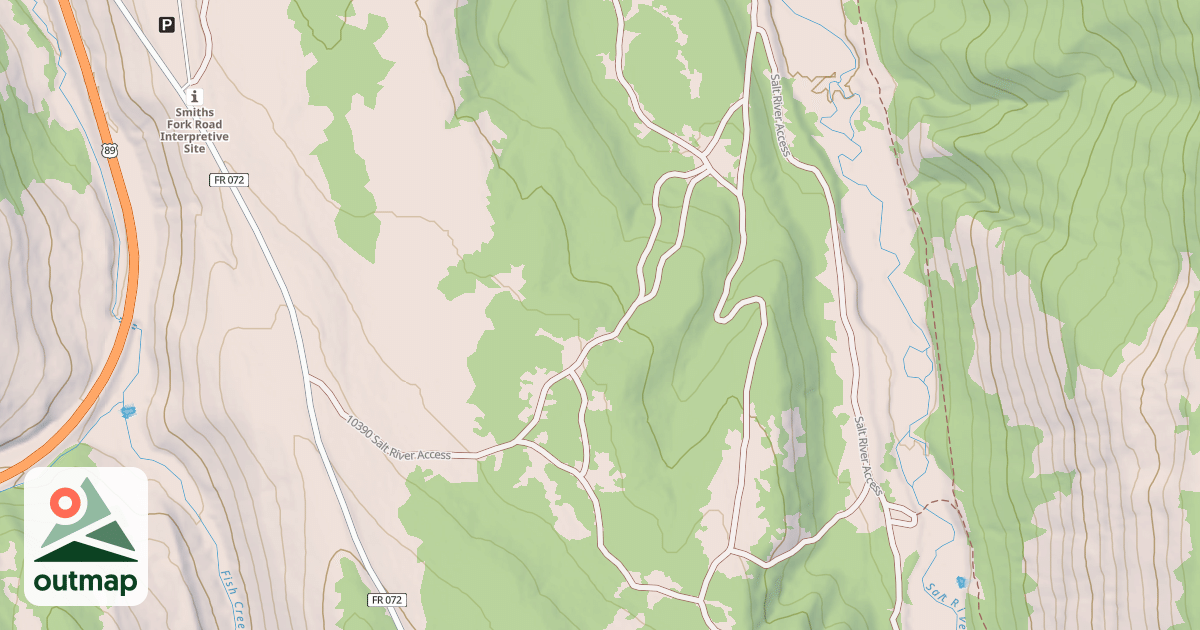 Map of SALT RIVER ACCESS