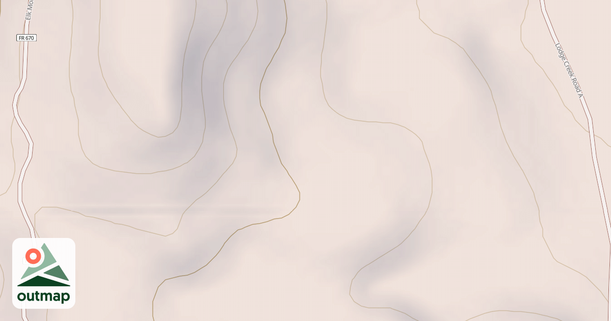 Map of LODGE CREEK B