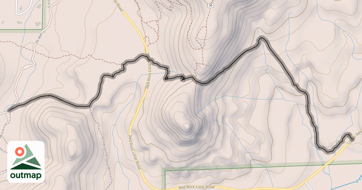 Map of Lime Kiln Trail