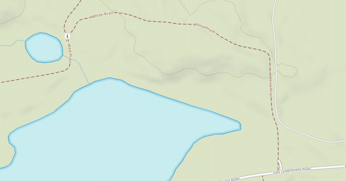 Map preview of Bald Mountain Rec. Area - White Trail