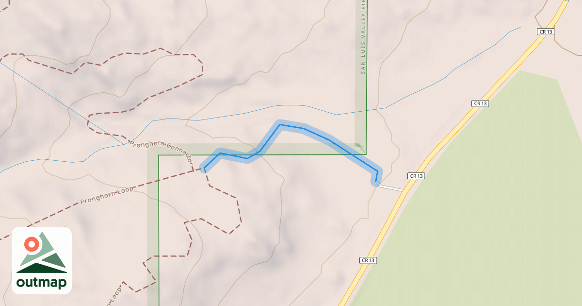 Map of Pronghorn Loop