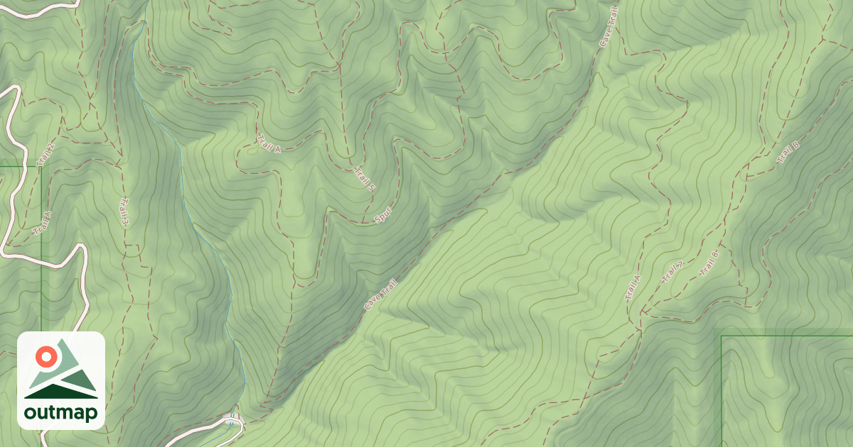 Map of USFS Motor Vehicle Use Map Trails 9313